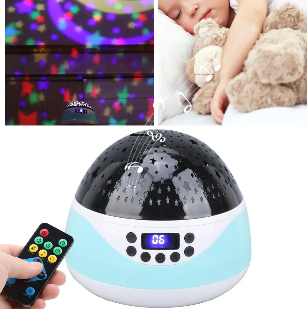 Projecteur LED avec Musique KidBlue et Télécommande à Affichage Digital - 3