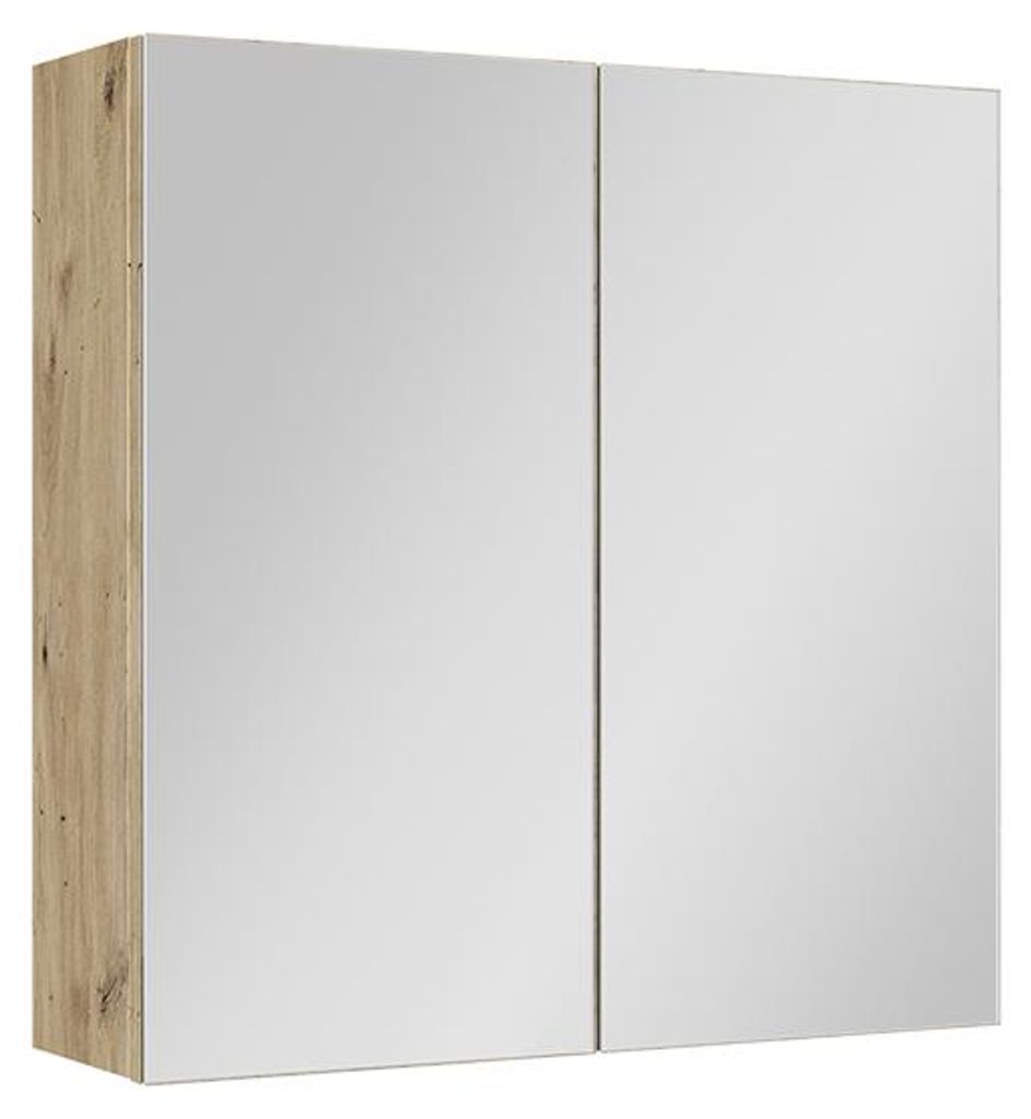 Badspiegelschrank Vicco Lavia Artisan-Eiche 60 x 60.2 cm, Produktbild 