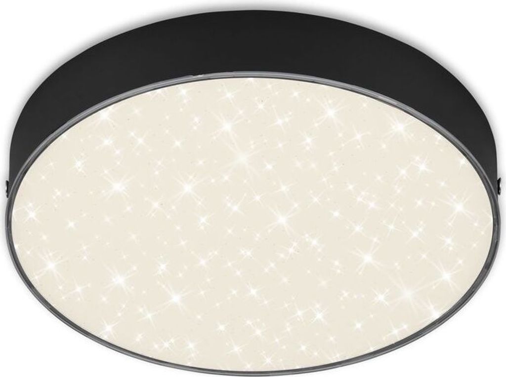 LED Aufbauleuchte rahmenlos Sternenhimmel 16 W schwarz Produktbild 