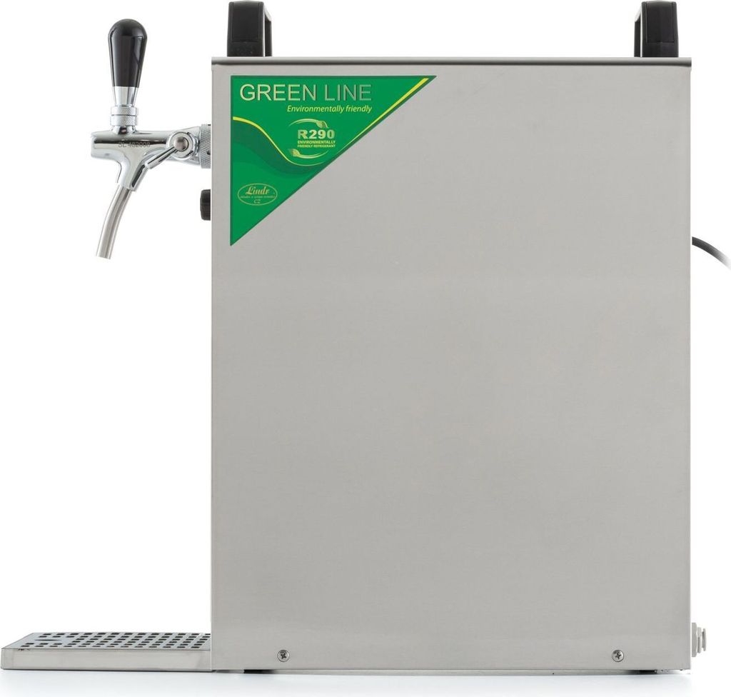 Zapfanlage, Bierzapfanlage K 40 1-leitig Bier Durchlaufkühler, Trockenkühler, 50 Liter/h, Green Line