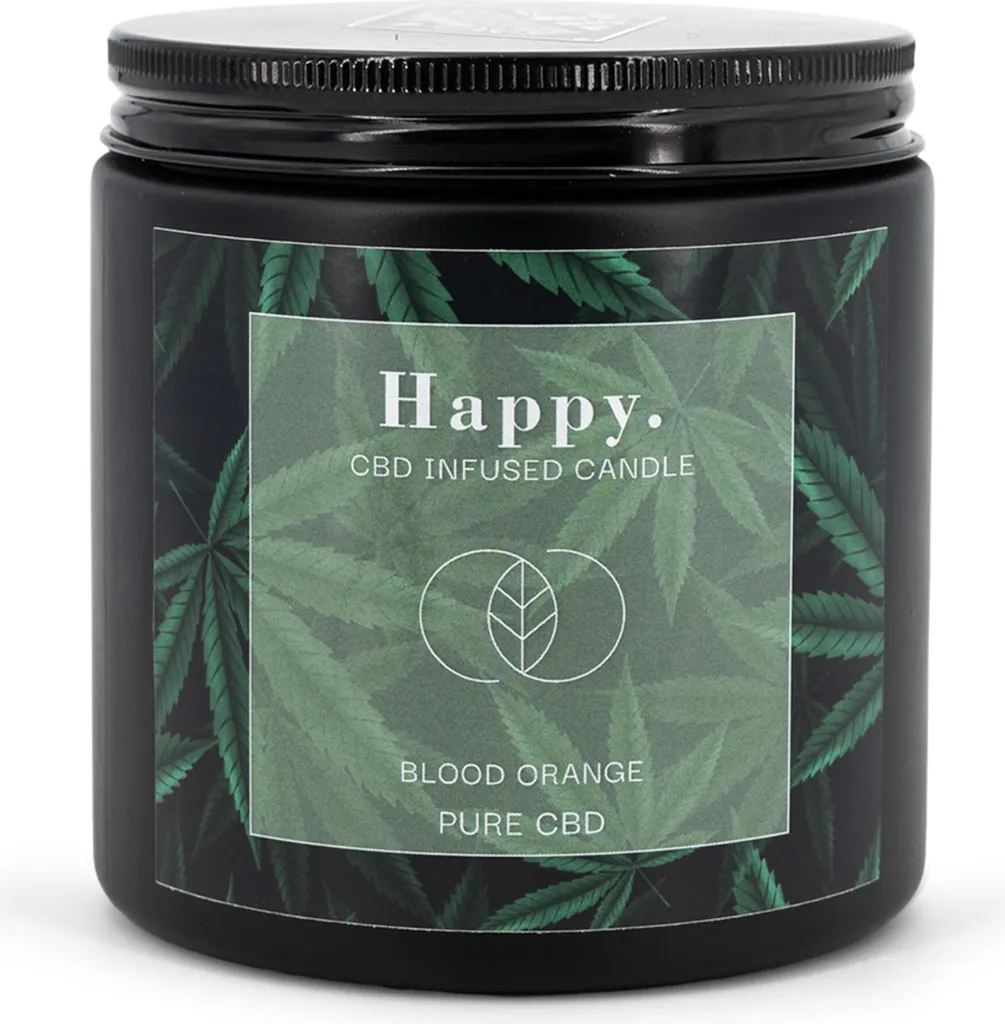 Candela Profumata CBD Candle Brothers 350g Cera Soia Vegan Relax