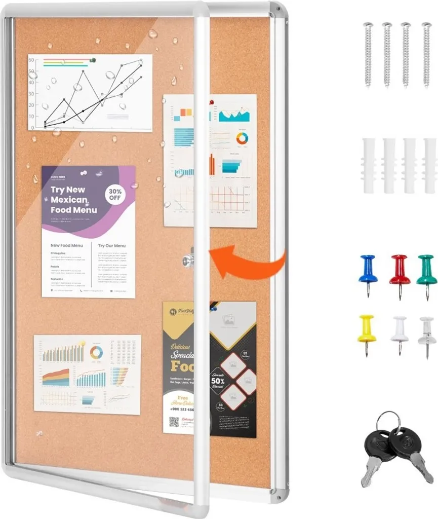 Tableau mural pour organisation de bureau - Liège 60x90 cm polyvalent