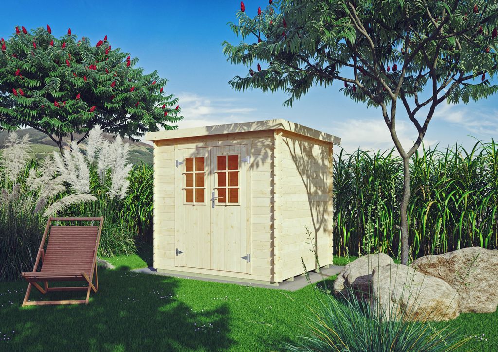 Gartenhaus Mansfield I 2,10x1,80 m - inklusive langlebigem EPDM-Dach