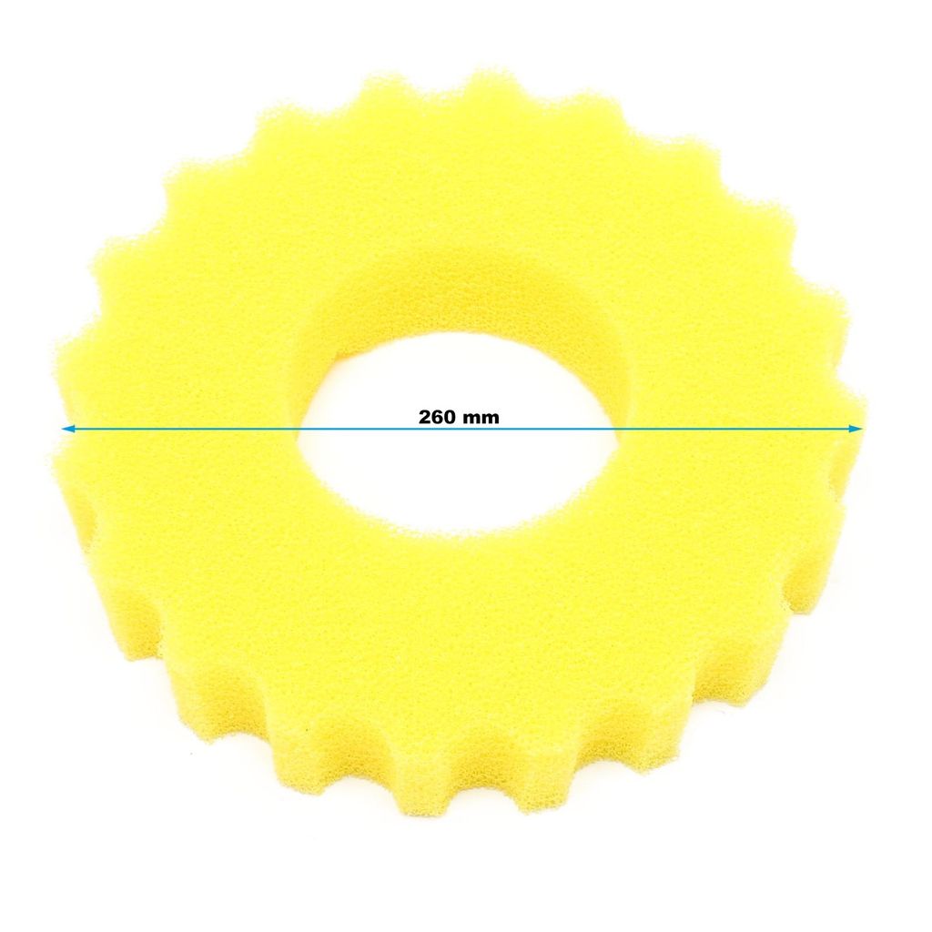 SunSun Ersatzteil für Druckteichfilter CPF-280/380/500 Schwamm gelb, Teichdruckfilter UV-Lampe, 9000 l/h Teichfilteranlage, effiziente Wasserfilte...