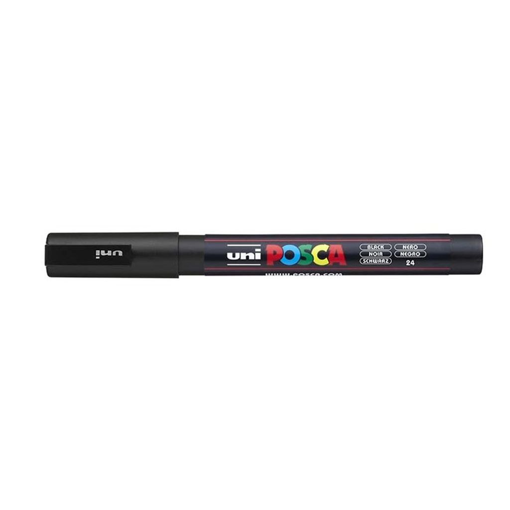 POSCA Pigmentmarker POSCA (PC-3M) schwarz Produktbild 