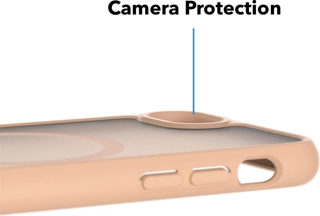 Coque iPhone 8/SE Antidérapante et MagSafe : Solution Jaune Sable Mate