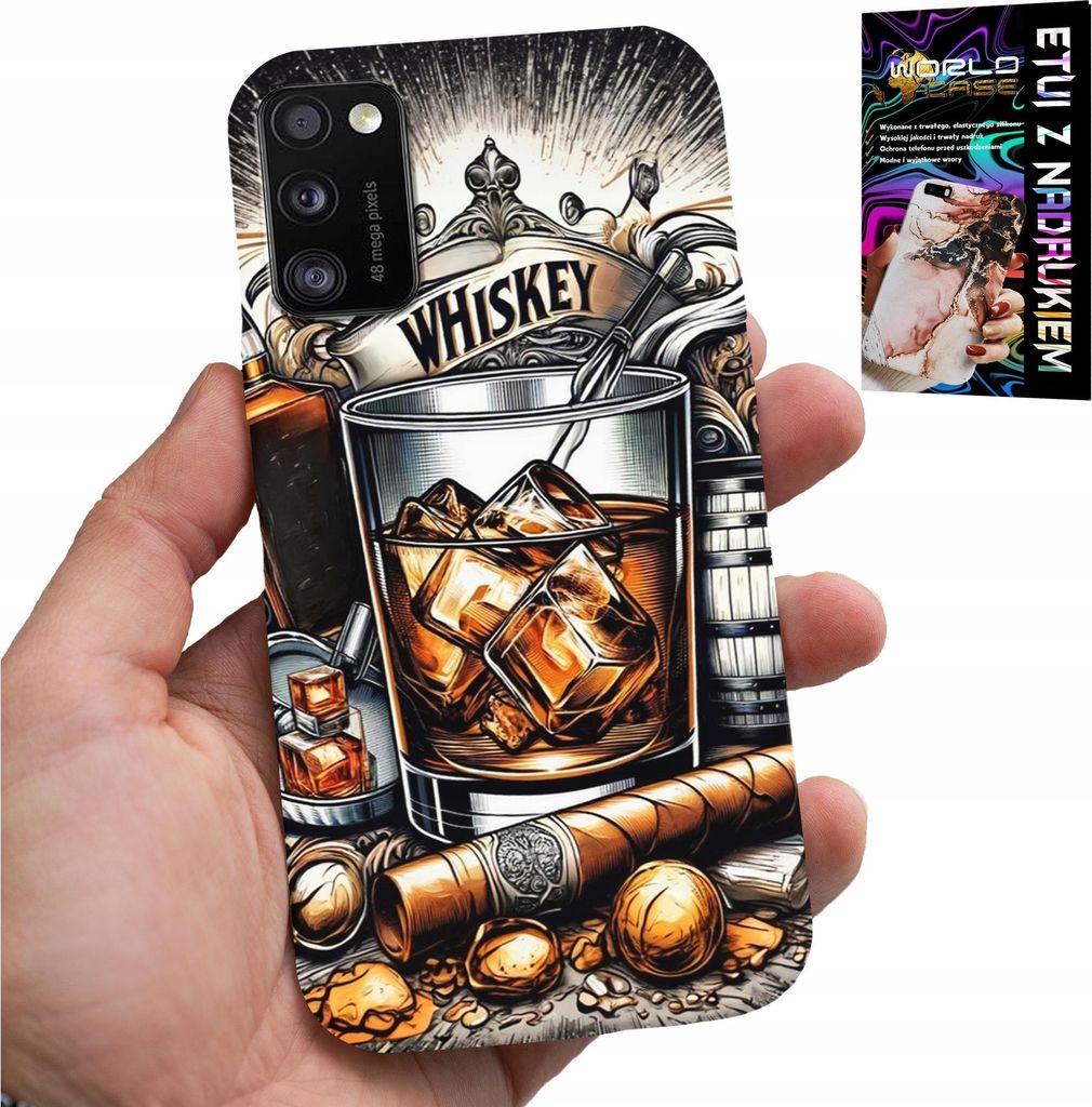 Fall Für Xiaomi Poco M3 - Whisky Zigarre Zurück Designs Für Männer