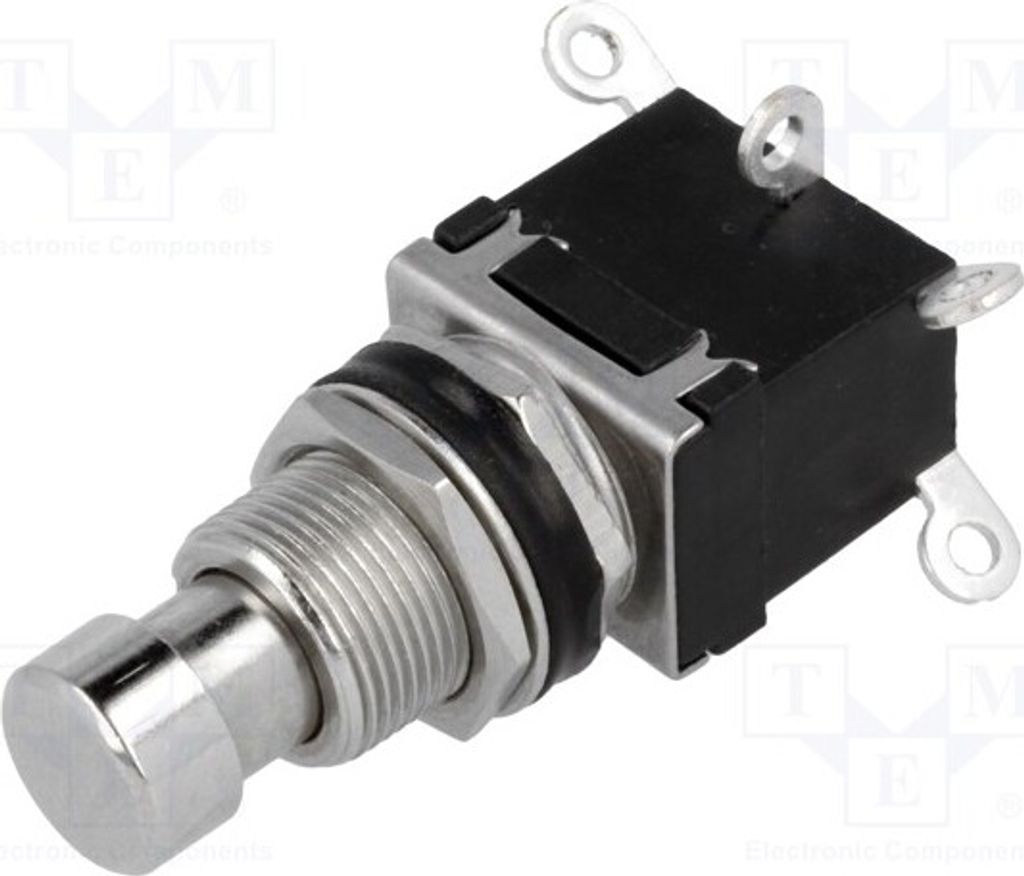 2x Schalter Druck Pos: 2 ON-ON Ø12,2mm PS24202 Stard-Schalter 2A/250VAC