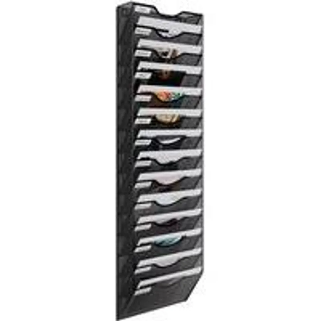 Porte-classeurs Mural pour Bureau : Organiseur A4 14 Sections