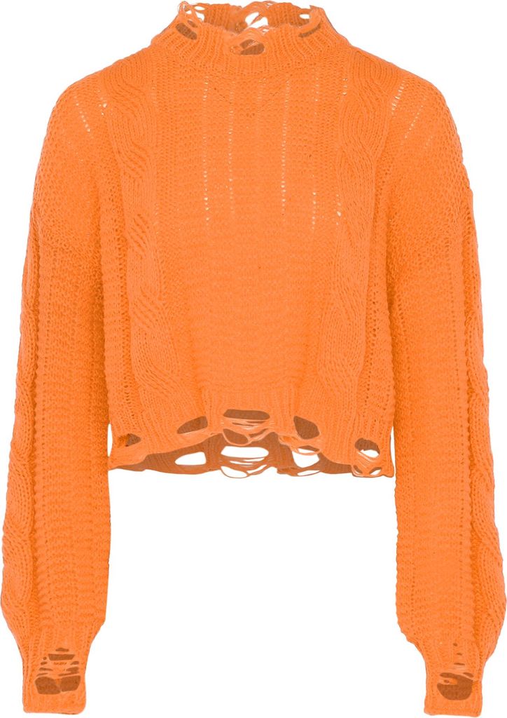 Gaya damen pullover - orange, XS/S