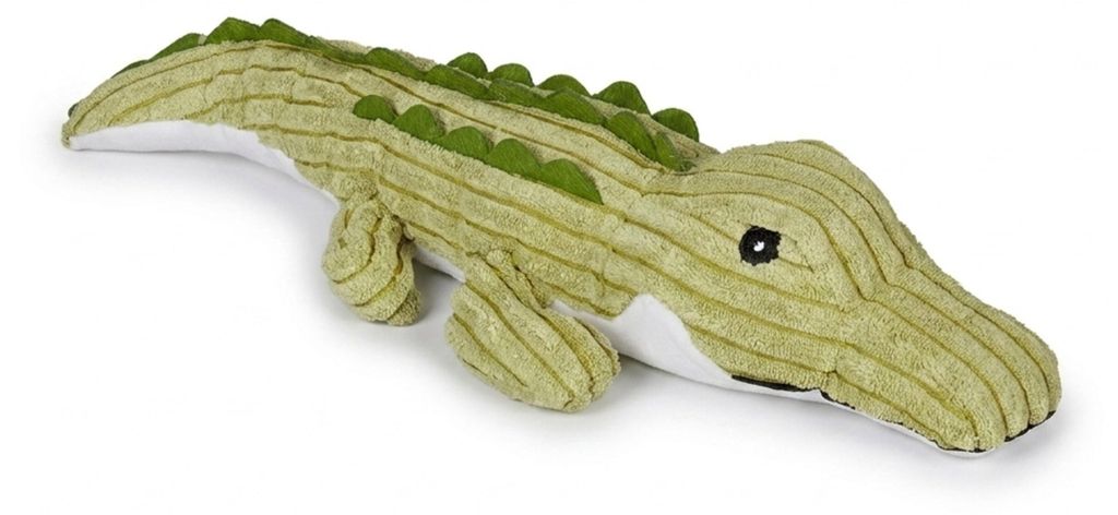 Relaxdays Türstopper Krokodil, Stoff mit Sandfüllung, Produktbild 