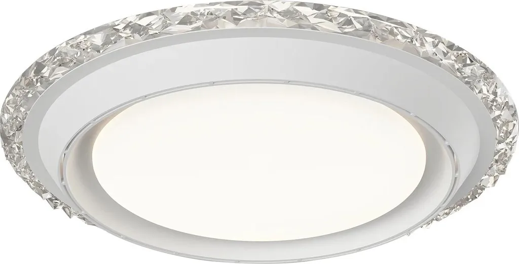 Lampe Ventilateur de Plafond Bladeless Cristal avec APP et RC Dimmable