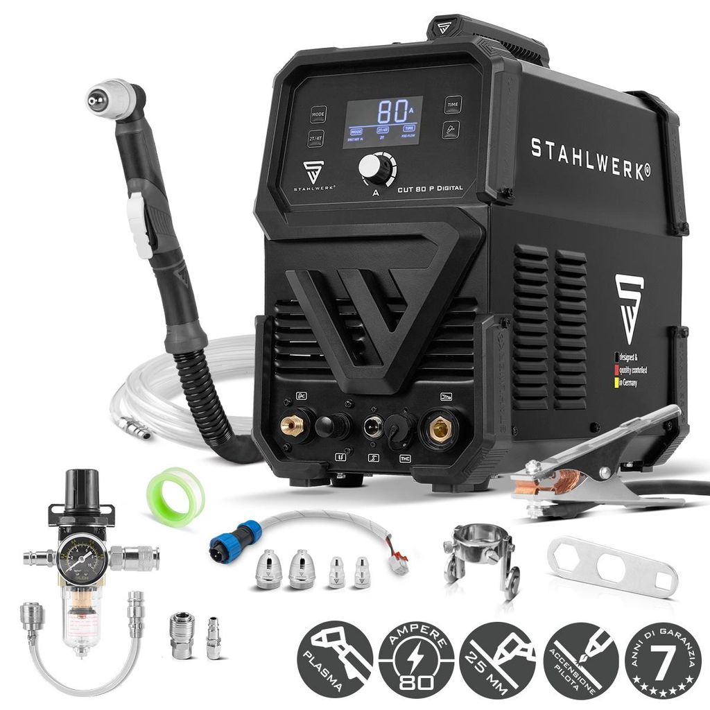 Taglierina al plasma STAHLWERK CUT 80 P Digital - Immagine del prodotto 