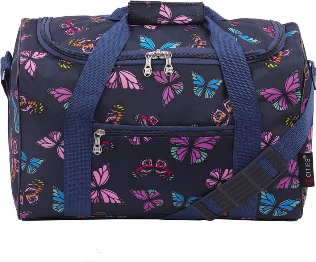 Regala un Viaggio con la Borsa CITIES 611 Butterfly Navy per Donna - 3