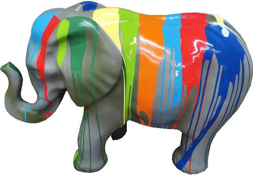 Designer Figur Statue Moderne Figuren Dekoration Elefant Deko Garten Skulpturen