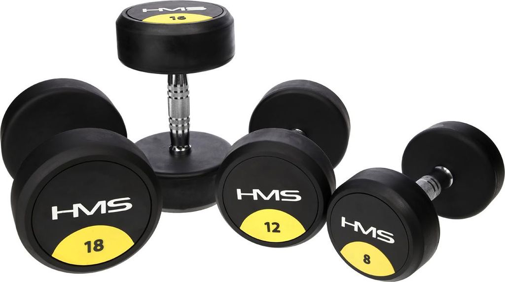 HG PRO 6 kg HMS gumou potiahnuté guľaté činky Obrázok produktu 