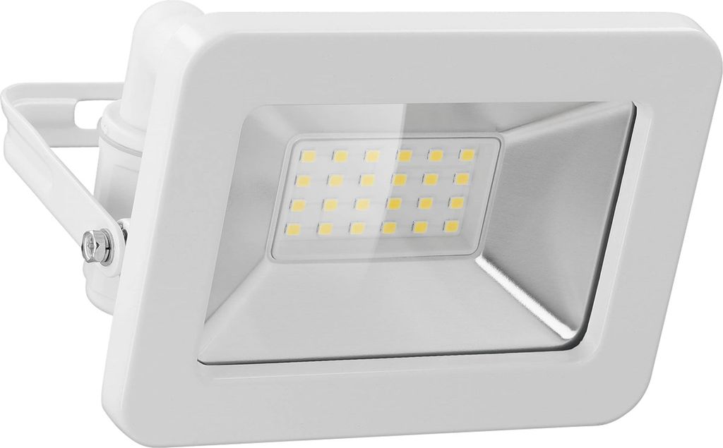Goobay LED-Außenstrahler, 20 W - mit 1700 lm, neutralweißem Licht (4000 K) und M16-Kabelverschraubung, für den Außeneinsatz geeignet (IP65)