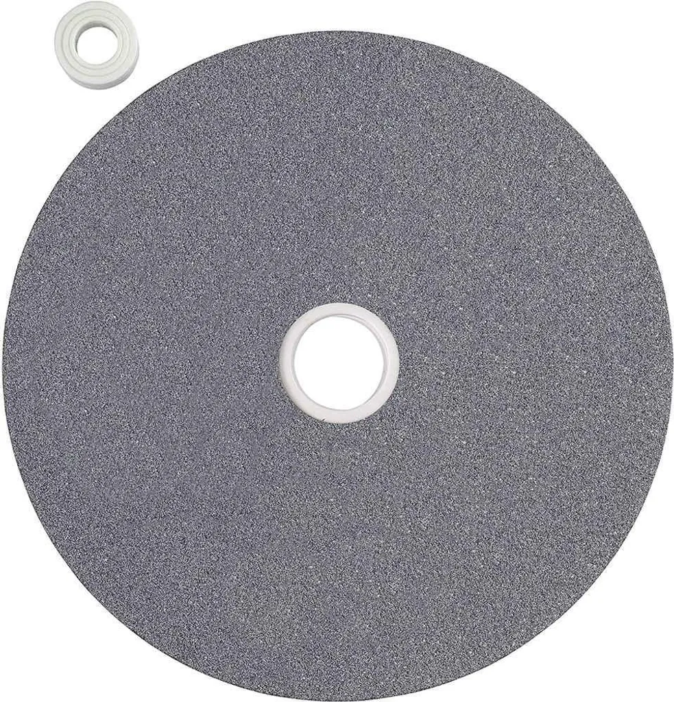 Meule touret 200x32x25mm G60 en corindon gris pour affûtage d'outils