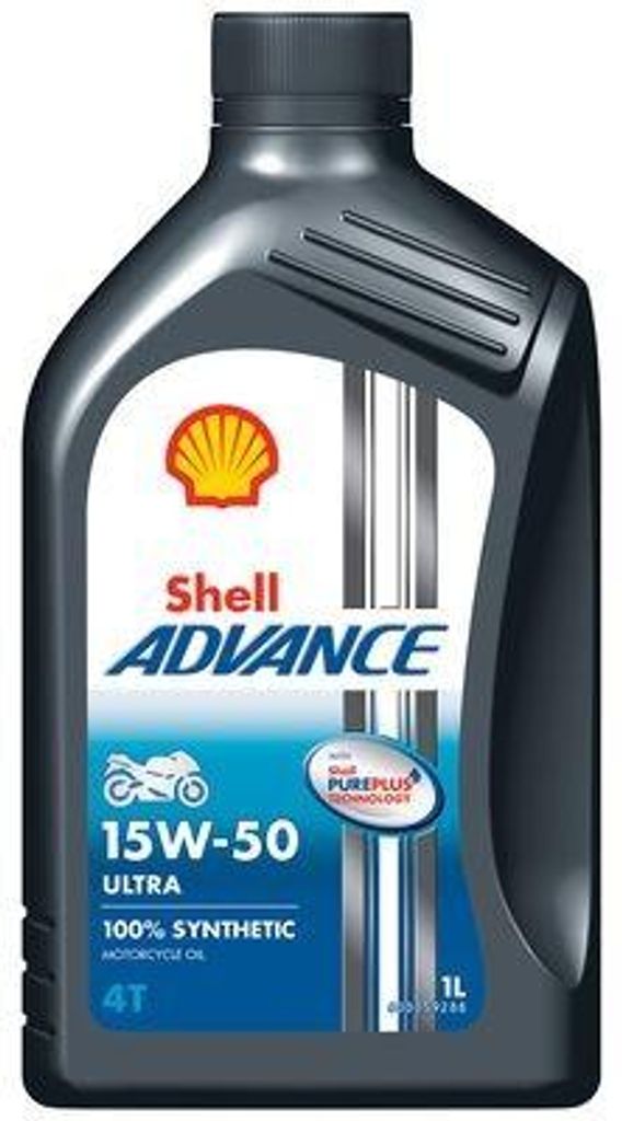 SHELL Advance 4T Ultra für 15W-50 1 Liter Motoröl Motorenöl Öl Motorradöl Motorbike
