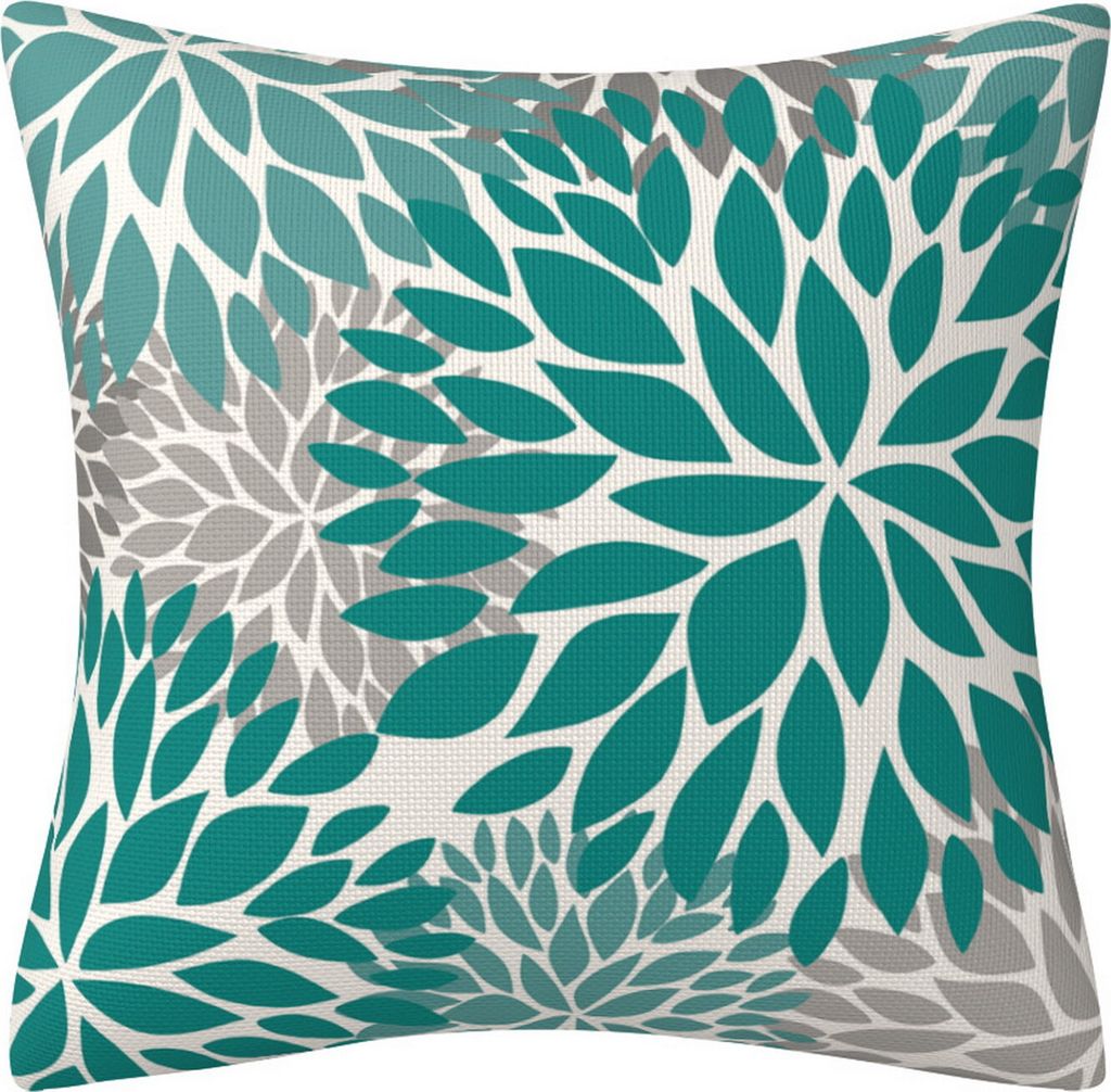 45x45CM Moderne Quadratische Kissenbezüge Blumenmuster Kissenbezug Versteckter Reißverschluss Sofakissenbezug Home Schlafzimmer Bettwäsche Dekor...