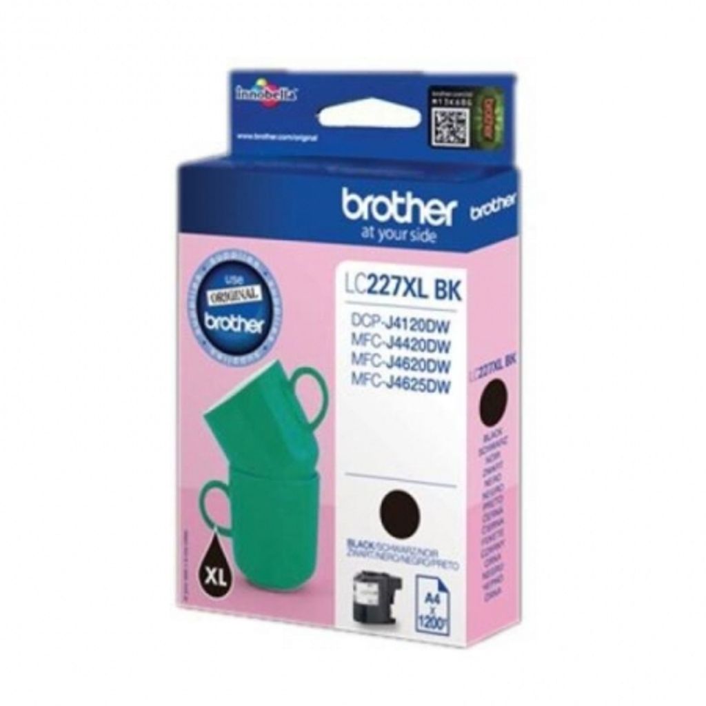 Brother LC227XLBKBP, Černá, Inkoust na pigmentové bázi, 1 Obrázek produktu 