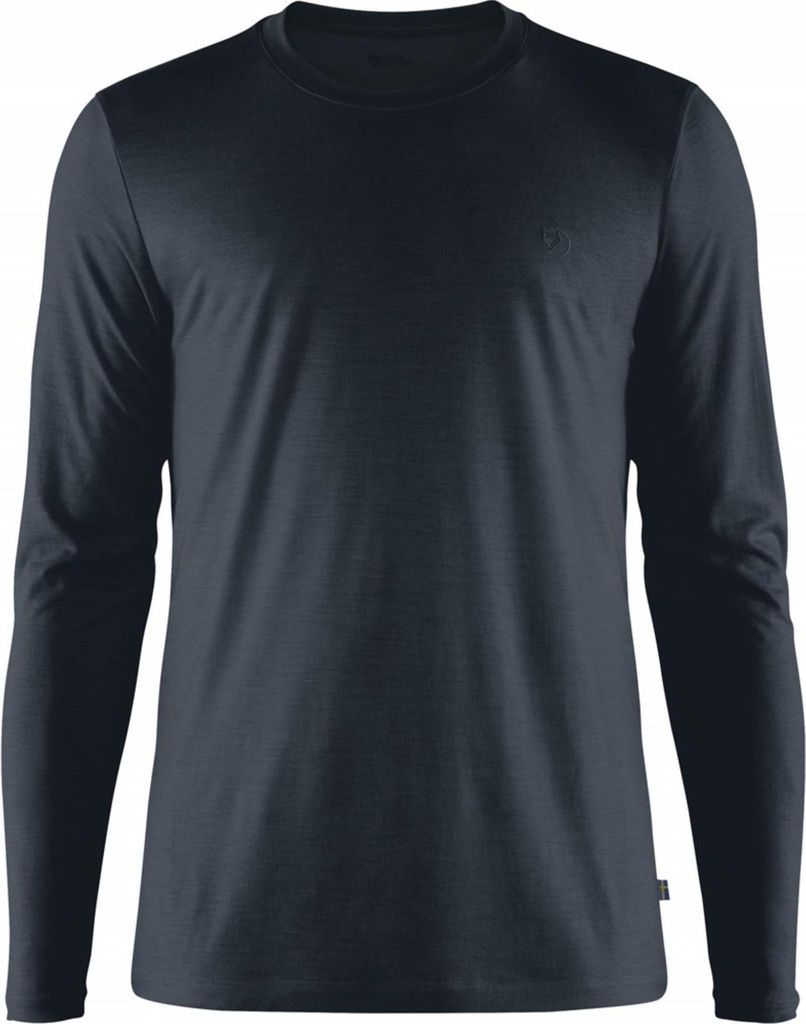 Fjällräven Herren Abisko Wool Langarmshirt Dark Navy XL