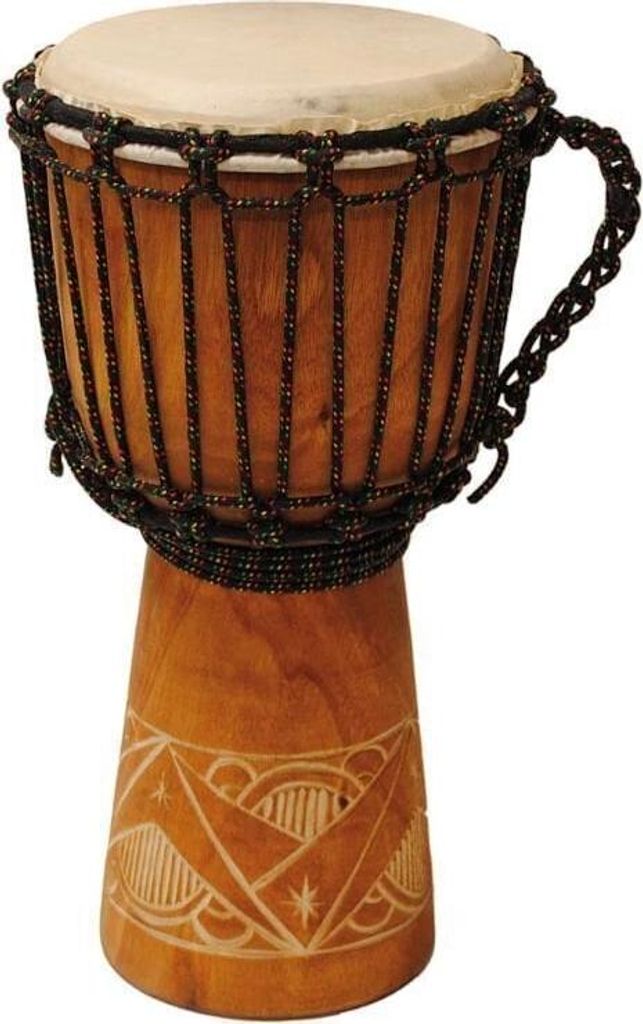 Terre Djembé Carving 40cm Natural/Carved 8" Djembe Produktbild 
