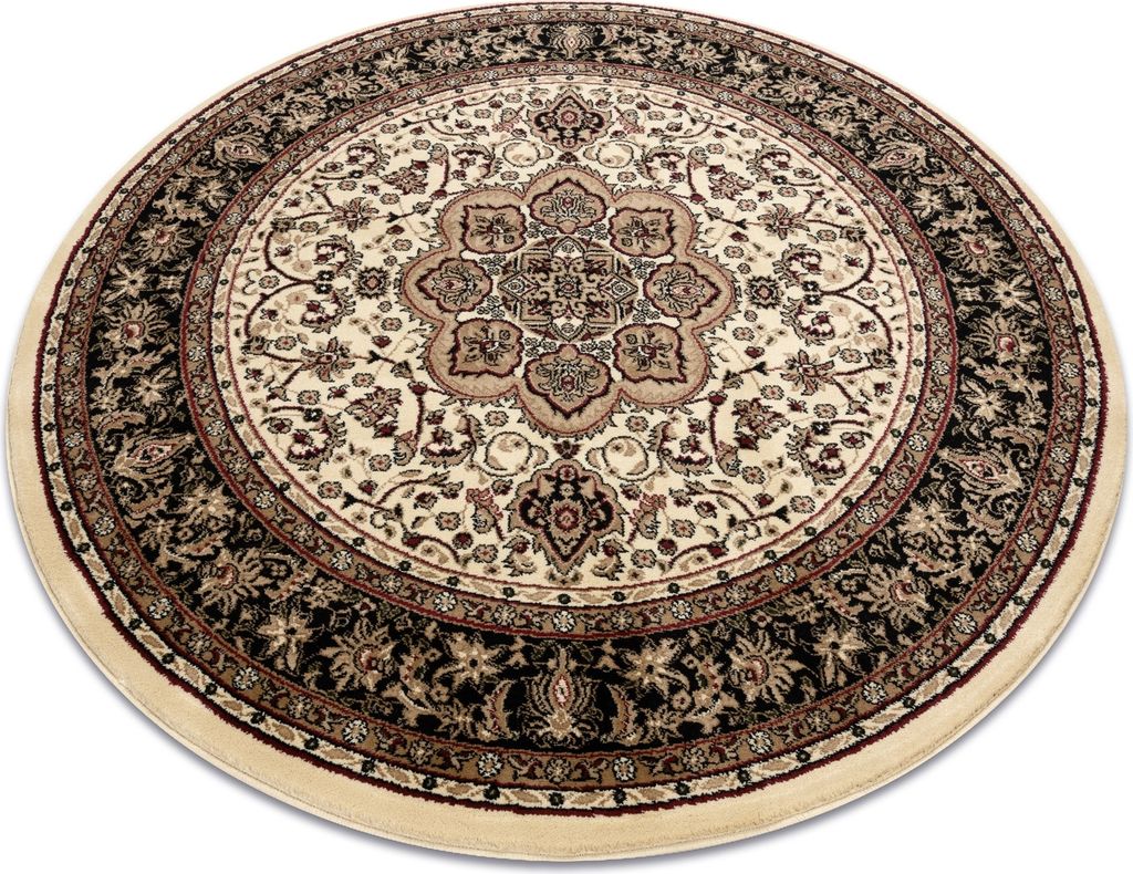 Teppich ROYAL ADR Kreis modell 521 Karamell beige rund 200 Produktbild 