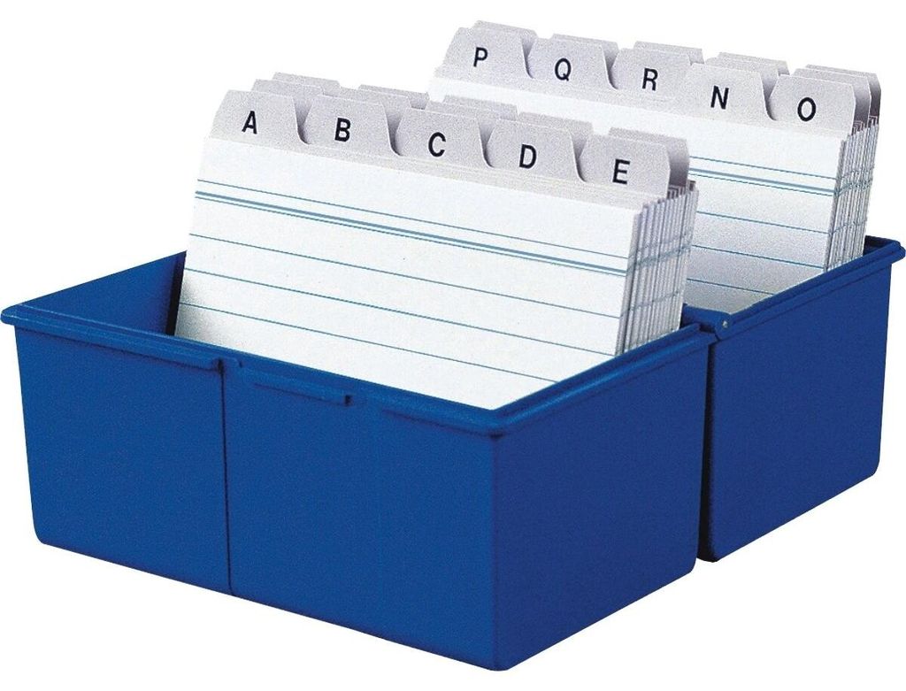 HAN 975-14 Boîte à fiches DIN A5 horizontal, max 500 cartes Image du produit 