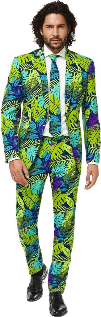 Juicy Jungle Kostüm Anzug - Karneval Mottoparty Größe: 48