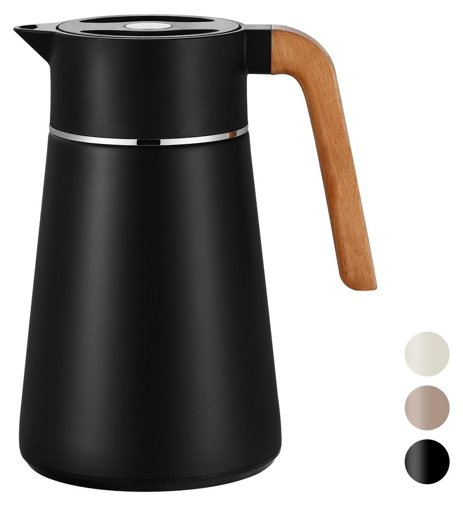 VETIN Thermoskanne mit Teesieb 1,5L aus 304 Edelstahl, Produktbild 