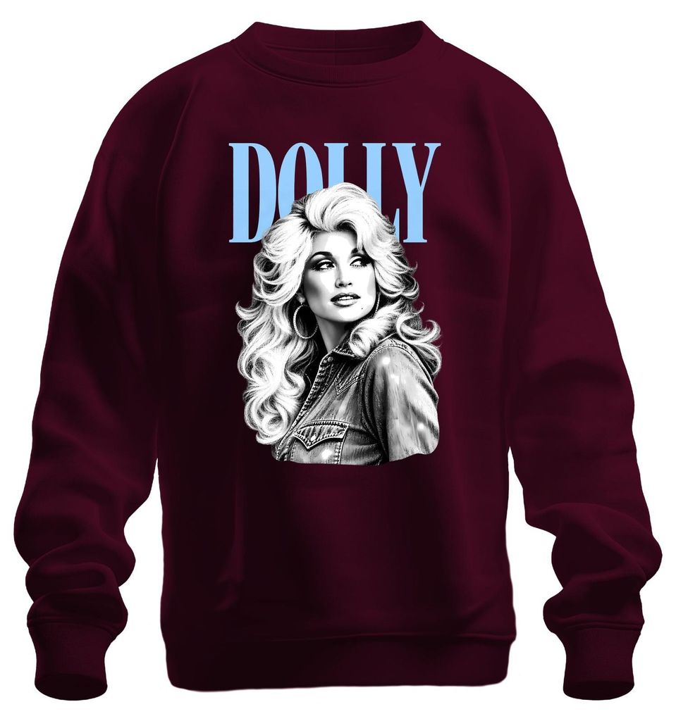 Dolly Parton, iconisch sweatshirt/pullover in vintage/retro Productafbeelding 