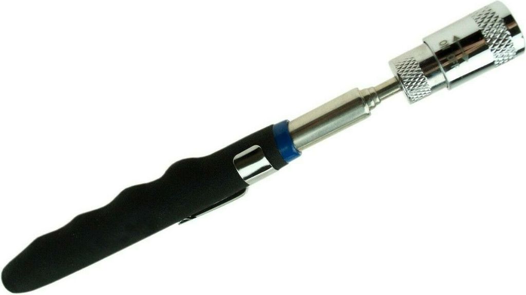 GEKO | Stab-Magnet, LED 80cm, Ausziehbar Teleskop Magnetstab, Telescopic Magnetic Pick-Up Tool