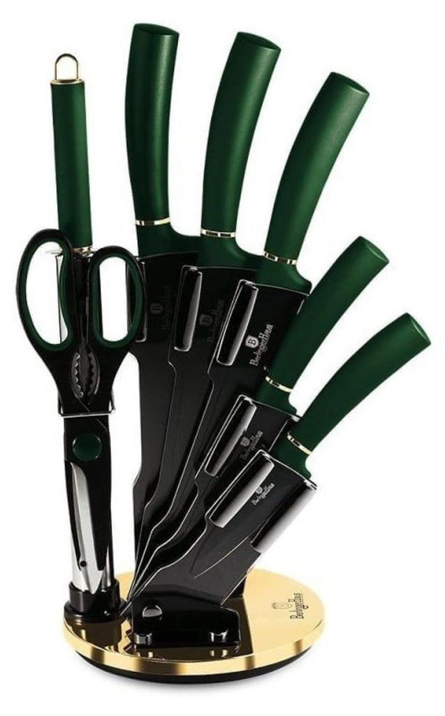 Berlinger Haus Messer Set Bh-2563 Smaragd Im Ständer Produktbild 
