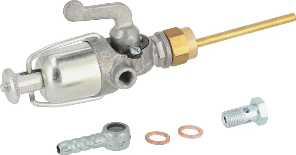 Vanne essence EHR raccord angulaire EMW R35/3 en alliage robuste et étanche