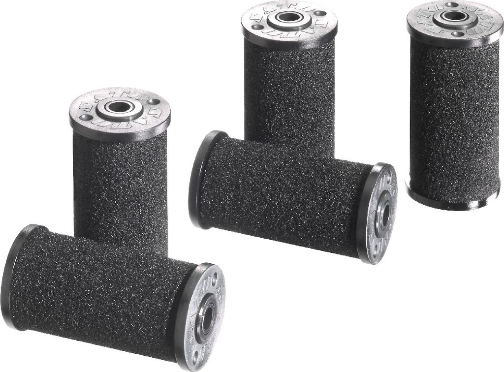 Farbrolle für Handauszeichner 2-zeilig VE=6x5 Stück schwarz