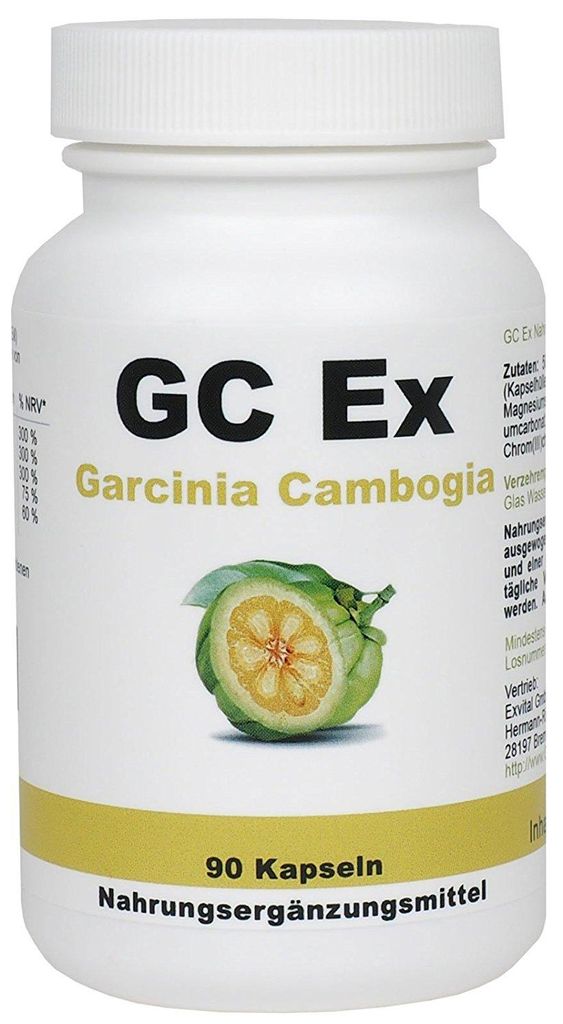 GC Ex Garcinia Cambogia Extrakt hochdosiert von EXVital, 90 Kapseln