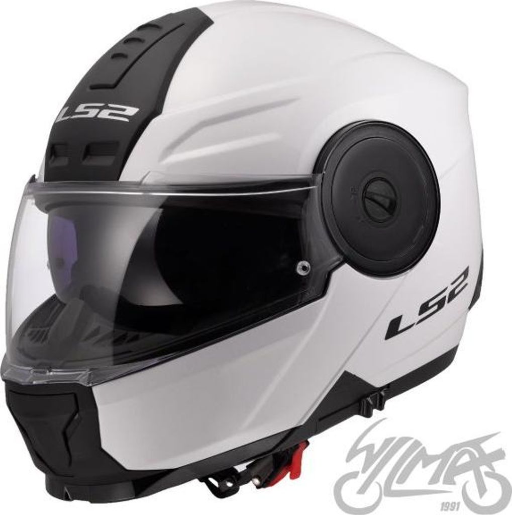 Casque Moto LS2 FF902 SCOPE II Blanc M - Design Moderne et Image du produit 
