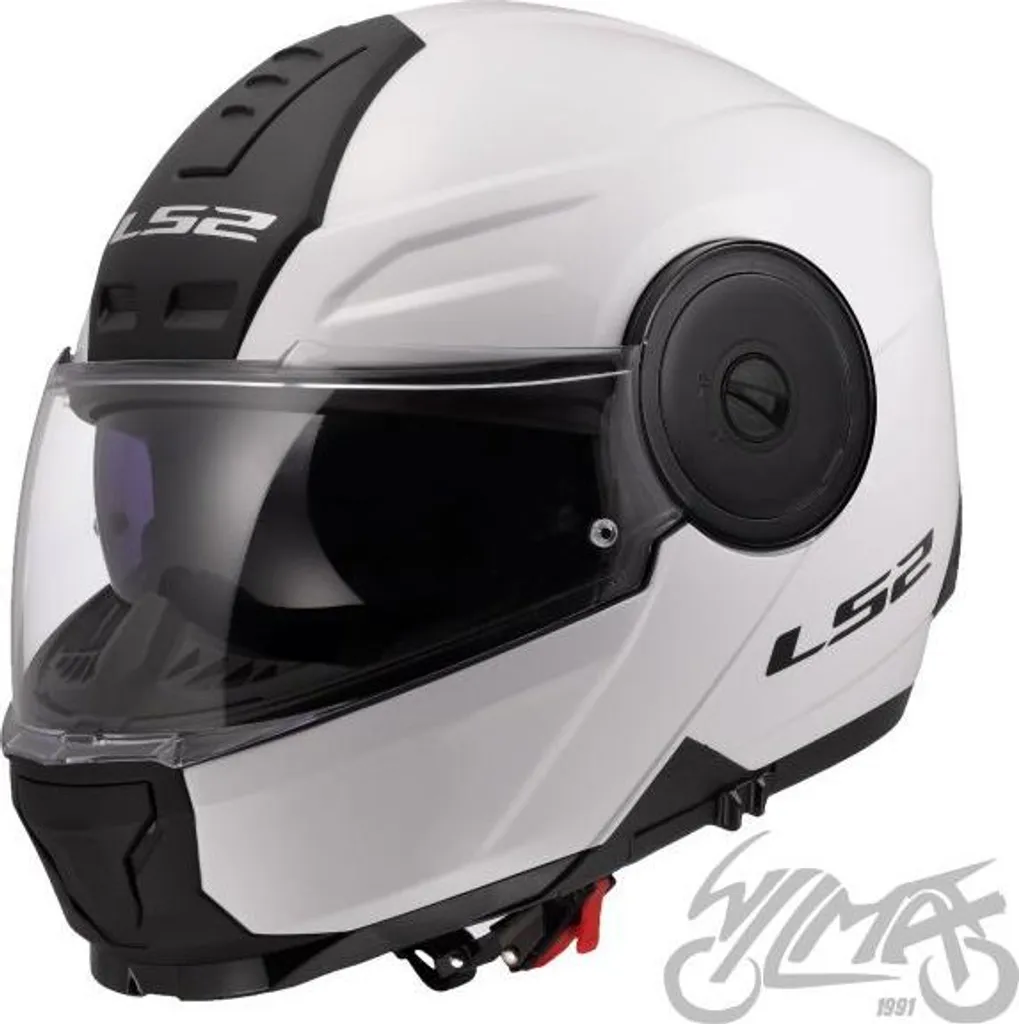 Casque LS2 FF902 SCOPE II XS Blanc - Fini la Buée et le Mal de Cou à Moto
