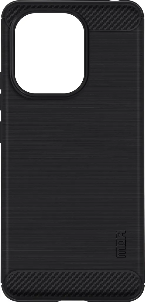 Custodia MOFI Xiaomi Redmi Note 13 4G: Silicone Effetto Carbonio Nero