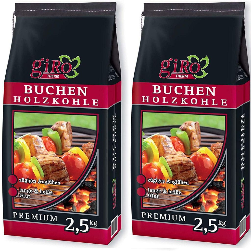 giRo Charbon de bois pour grillades Charbon de bois de Image du produit 