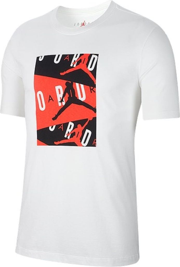 Nike M J Jordan Air Ss Crew White/Infrared 23 M