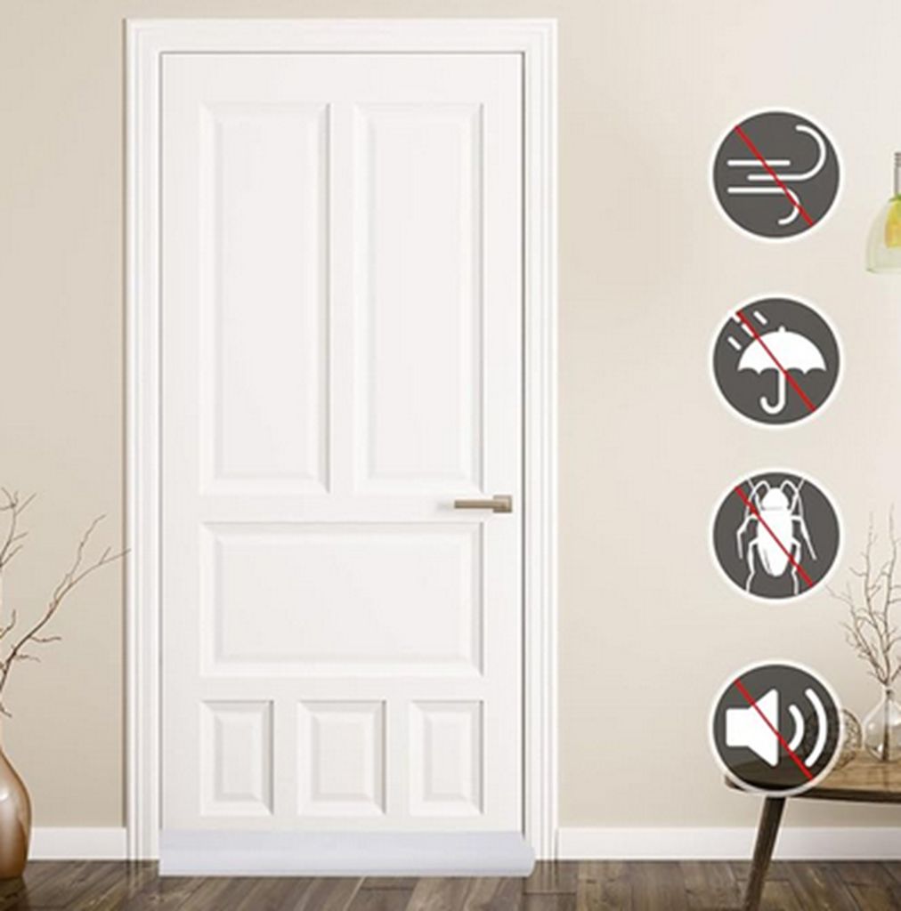 Luana Rose Zugluftstopper 2er-Set - Türdichtung Gegen Kälte & Lärm Bis 90cm