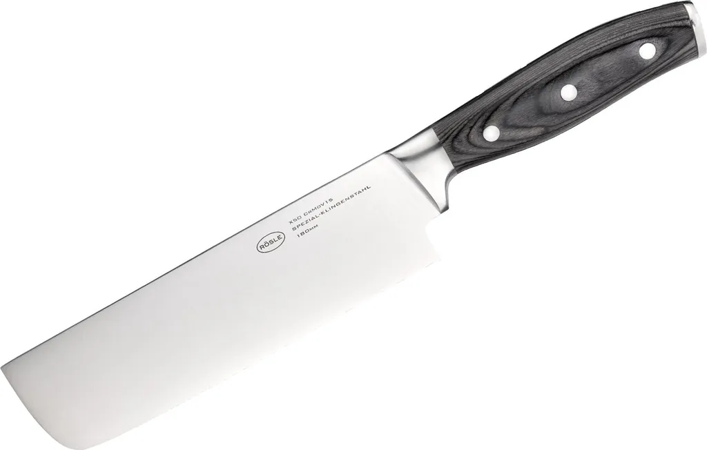 Rösle WOLFGREY Nakiri 18cm: Coltello Giapponese Professionale 112067