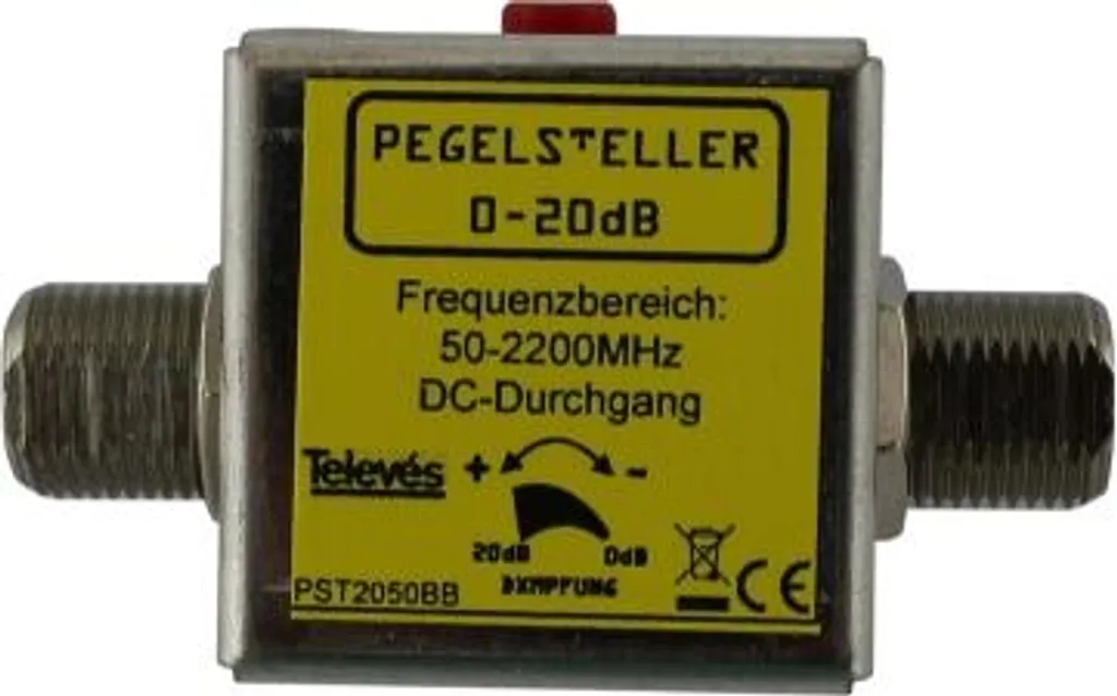 Régulateur de niveau TV satellite Televes pour installation coaxial - 2