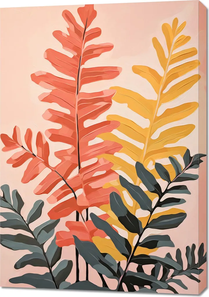 Quadro 70x100 cm Paletta della Natura | Stampa Canvas per Interni
