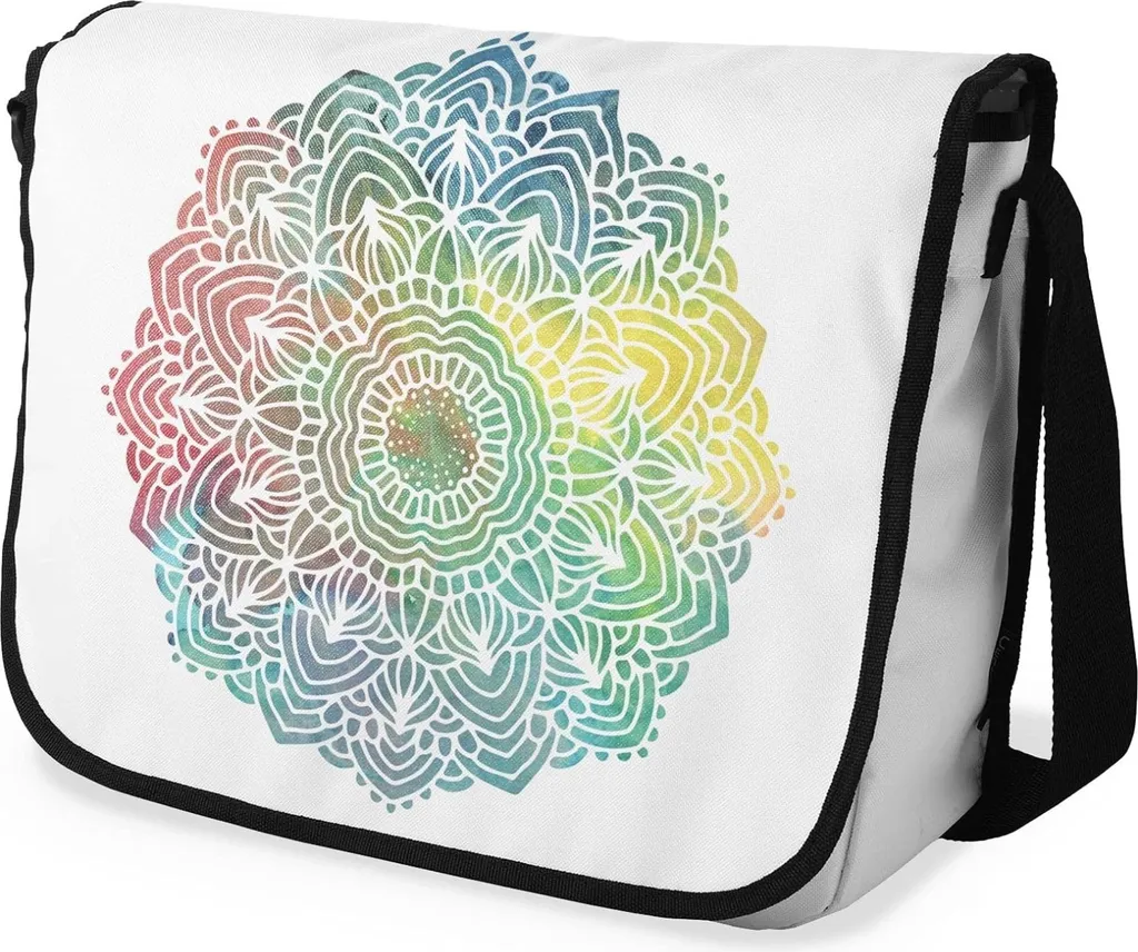 Acquista Borsa Tracolla Le Jardin: Mandala Pastello Capiente e Chic