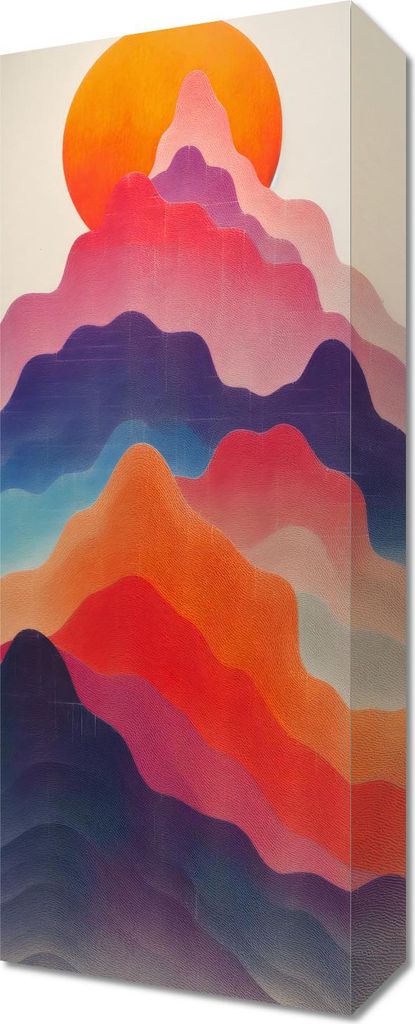 Bild 20x50cm Gama Berge