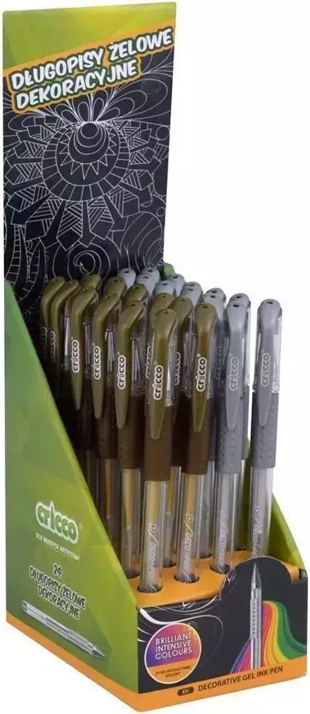 Stylo gel Deco Pen CRICCO (24pcs) - Stylos de décoration créative DIY