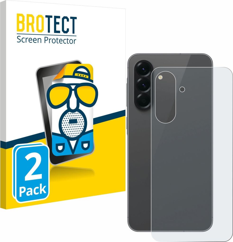 2x BROTECT Schutzfolie für Samsung Galaxy A56 5G (Rückseite) Displayschutz Displayschutzfolie Folie Matt Entspiegelungsfolie